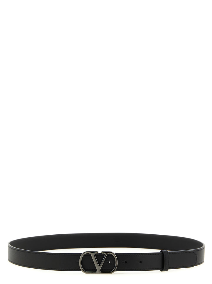 Valentino Garavani Vlogo Singature Cinture - Nero | 80d54cda9cf5bb35d489d491db437bd2ca9726ff