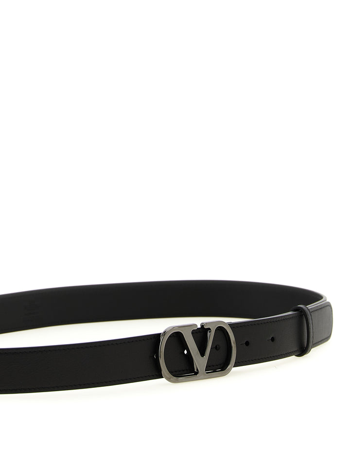 Valentino Garavani Vlogo Singature Cinture - Nero | ed4e4a677fe8d4f0b98c81788a56a6af2e70702c
