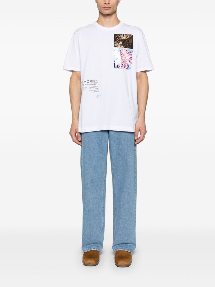Dries Van Noten T-shirts - Bianco | d7a332769dd957a0896947dec5761b83ccfa199a