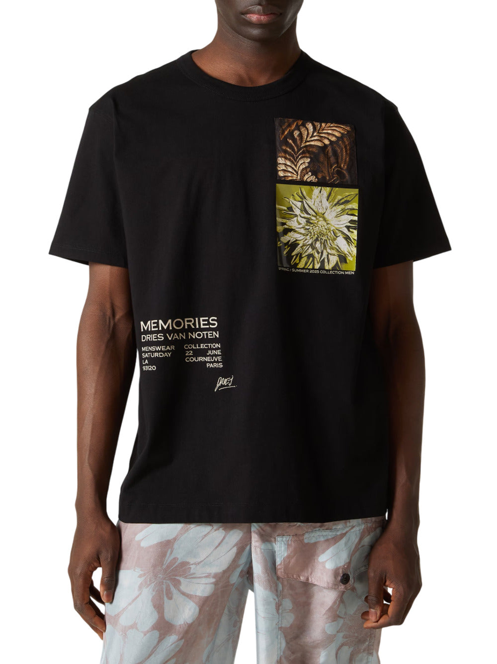Dries Van Noten T-shirts - Nero | 0da2fa988966bf24e8a7a4a5e85f389967e84ddd