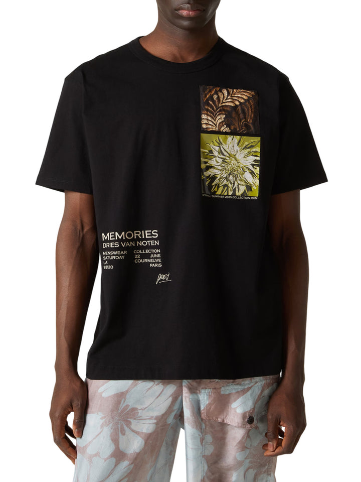 Dries Van Noten T-shirts - Nero | 0da2fa988966bf24e8a7a4a5e85f389967e84ddd