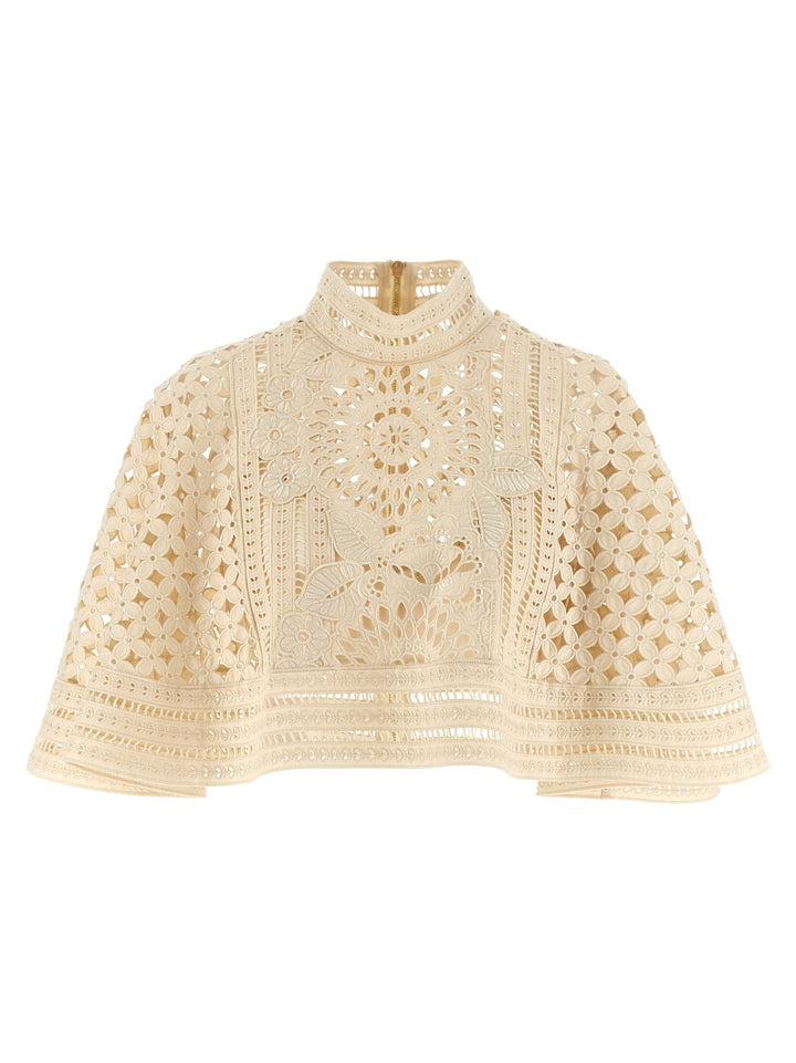 Zimmermann Indra Mantelle - Beige | d2ea9eb3e3a9a7542e1b186dc0be57d457d71a72