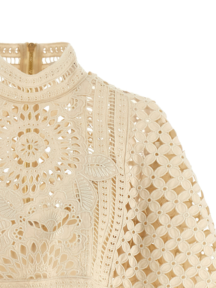 Zimmermann Indra Mantelle - Beige | 400a9ec372c12429a8900be5c132e4d99dba7d89