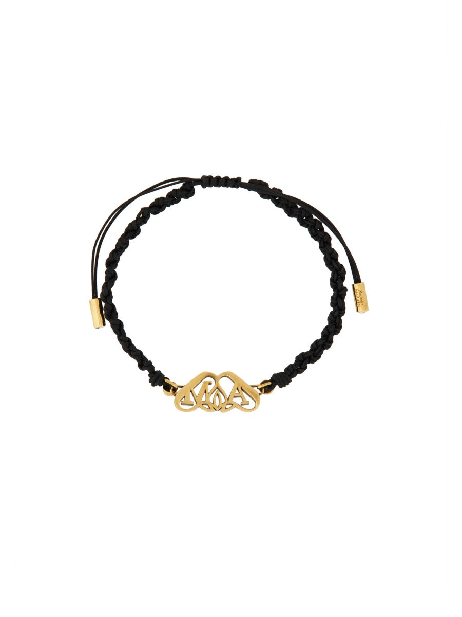 Alexander Mcqueen Bracciali - Black | 8685fa0ca1aaf3af6b8decabb39f617b54d85560