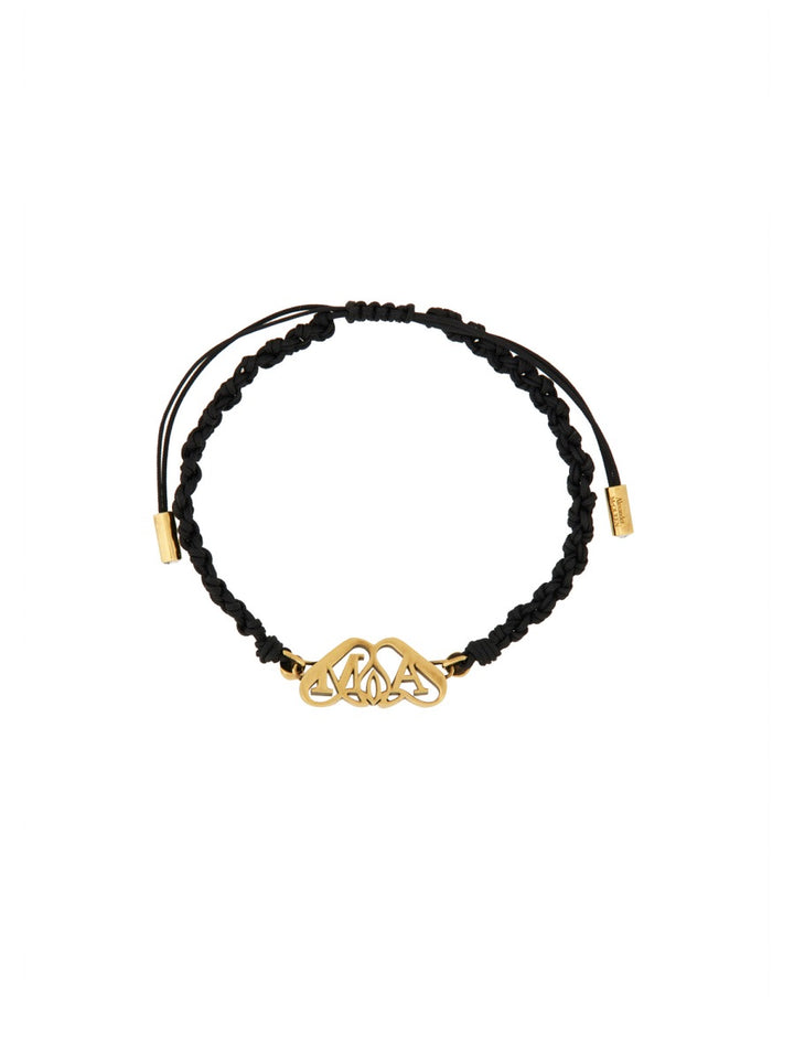 Alexander Mcqueen Bracciali - Black | 8685fa0ca1aaf3af6b8decabb39f617b54d85560