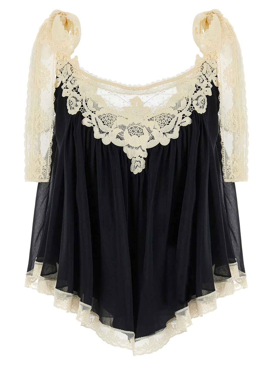 Zimmermann Roselight Top - Bianco/Nero | c5e8d106af6573d5e33140466b6d2a2223711da9