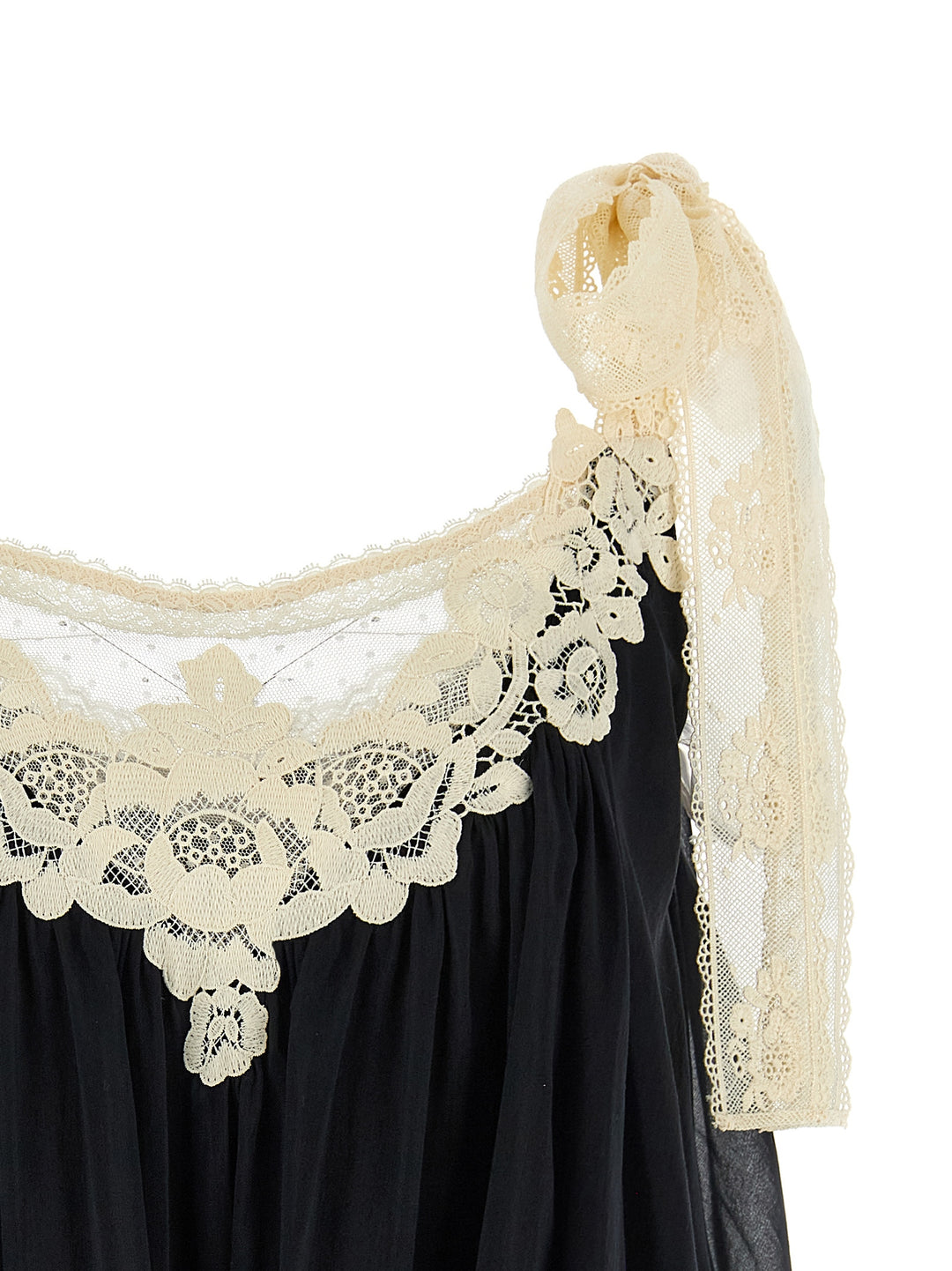 Zimmermann Roselight Top - Bianco/Nero | d159f39ba27a2b933e16a3fd90e9d39093b052e3