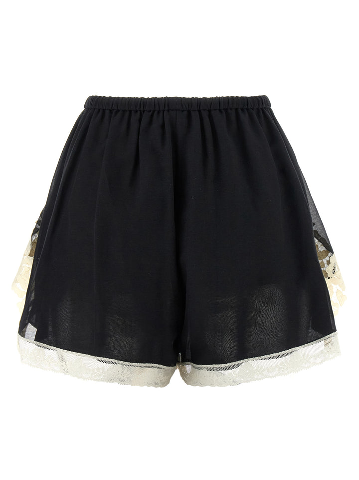 Zimmermann Roselight Bermuda e Short - Bianco/Nero | a411df0875a94ff47a80be1ad7e15fc263f5ffa7