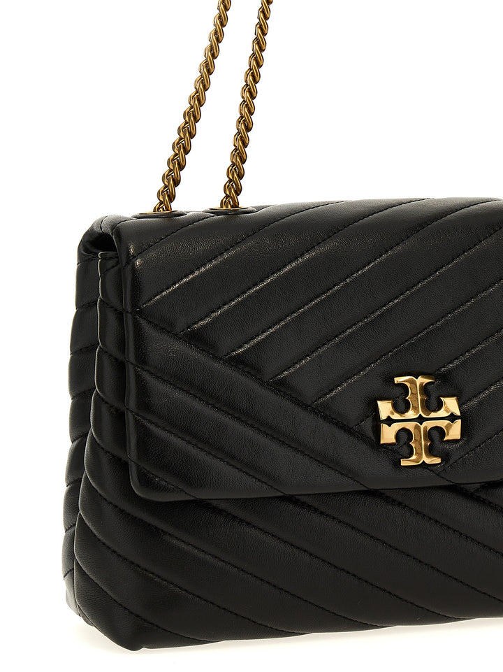 Tory Burch Kira Chevron Convertible Borse a Tracolla - Nero | fbb2f68ac734161cf3c2597a6650a6851f9fe687