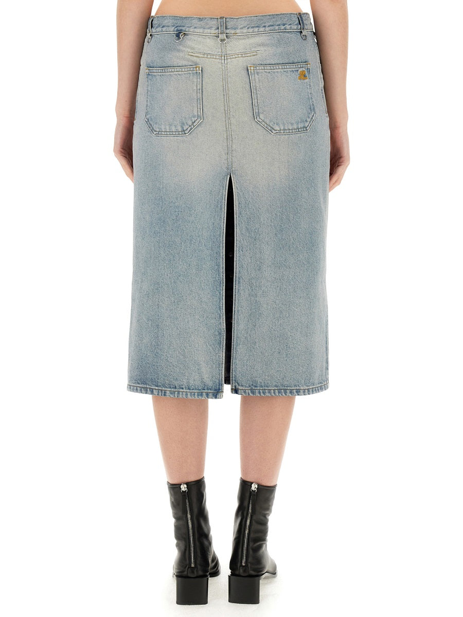 CourrèGes Gonne - Denim | c3a791c9f6deb0b7da14df7dc1170b2b6a4641b7