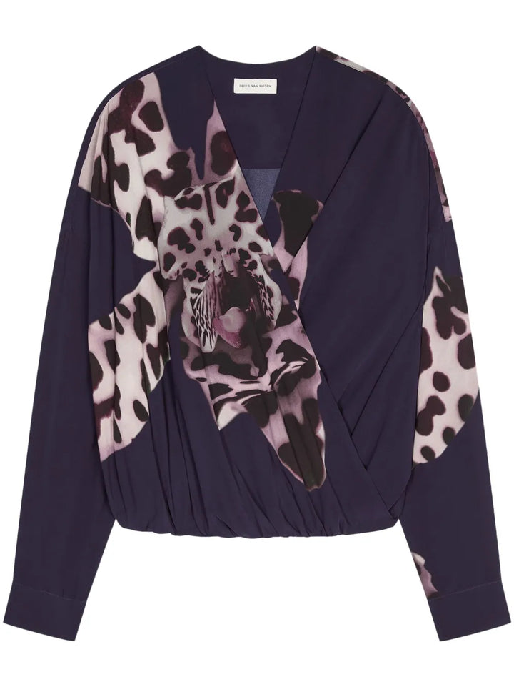 Dries Van Noten Shirts - Blu | 1e7e97cd220d51a10da7a550014f5cbfe9c7fb52