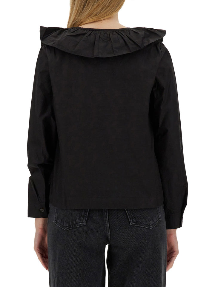 Ganni Top - Black | 77030311a737fa18244188ce57b38fe31fbc0dcf