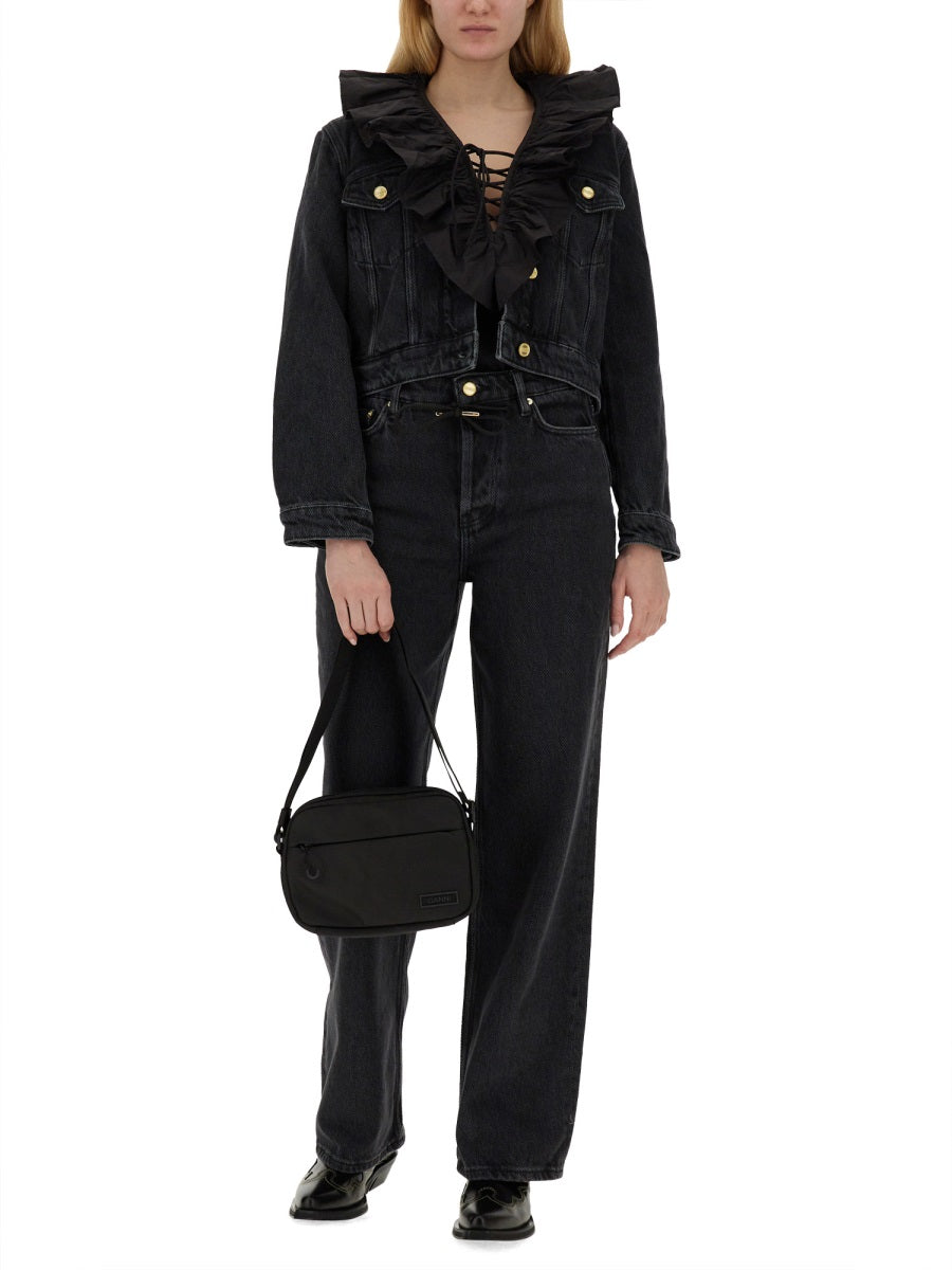 Ganni Top - Black | 6495c44da3efc08936967b09a89ef68bbadd91d8