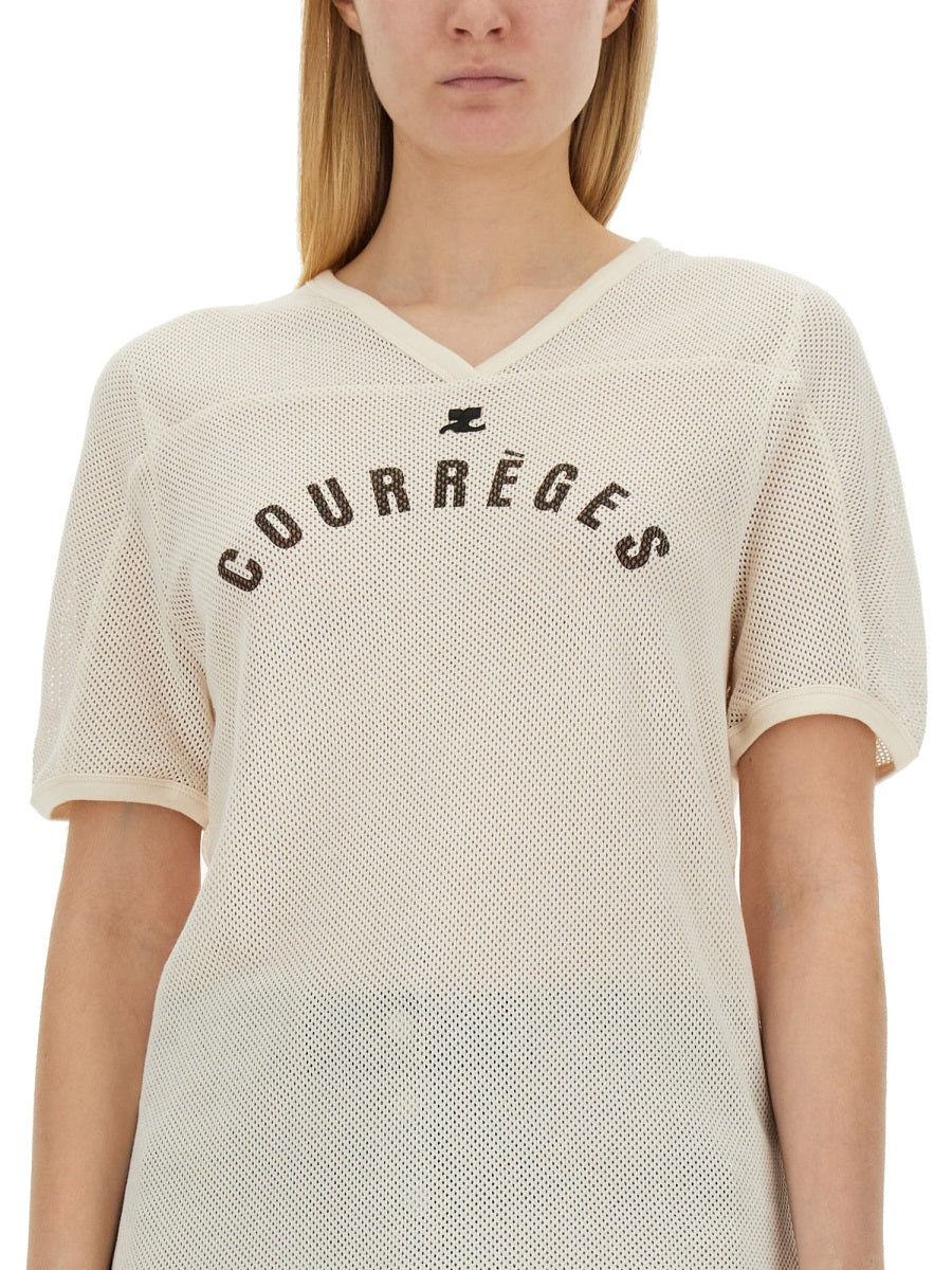 Courrèges T shirt - Bianco | Wanan Luxury