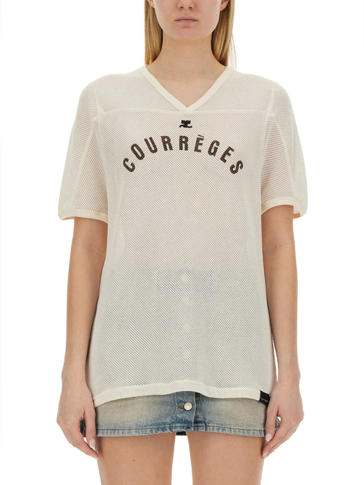 Courrèges T shirt - Bianco | Wanan Luxury