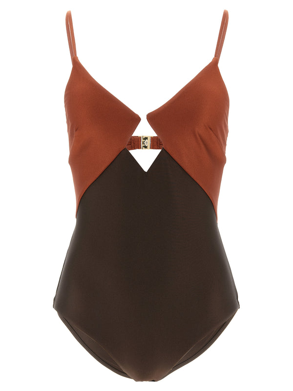 Aster Beachwear Marrone