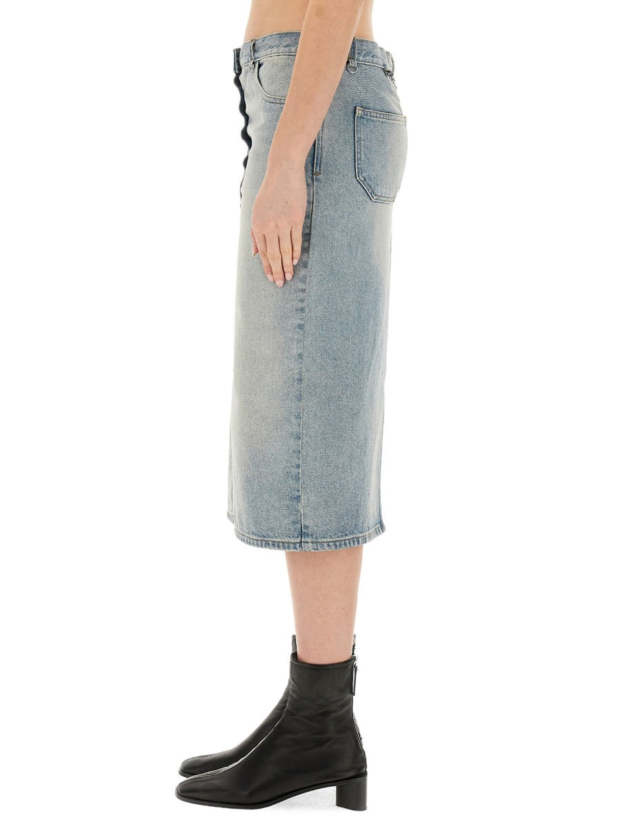 CourrèGes Gonne - Denim | cfa6988b4440957dc90b4ce6353624b6b559727f