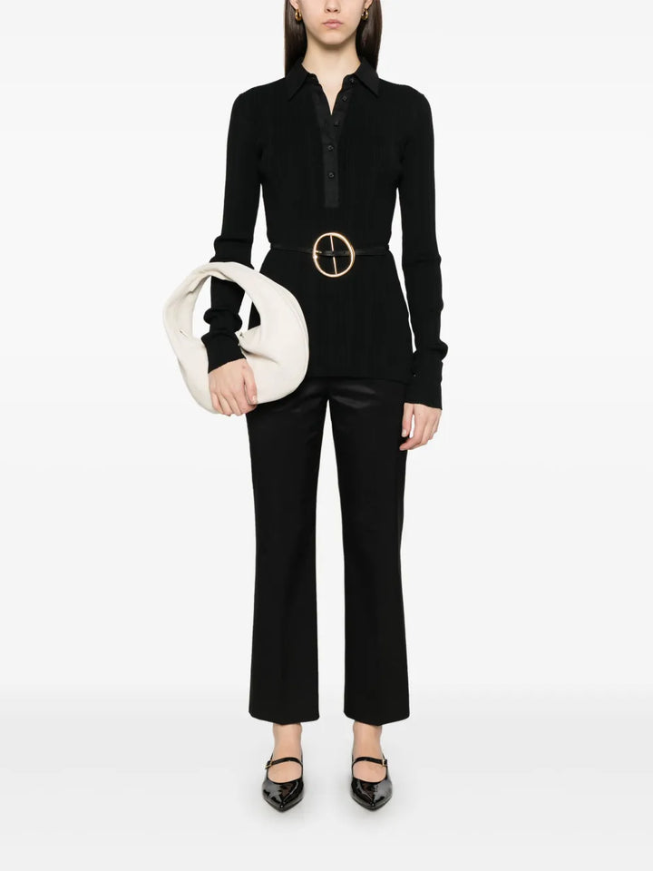 Toteme Wide leg - Nero | 4830e090571f7de4d4a4f692fca8359846c0ee2b