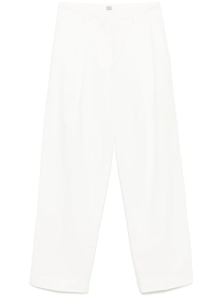 Toteme Wide leg - Bianco | 631e08b53d2b2e34d4e16094ed6831d5c71fd936