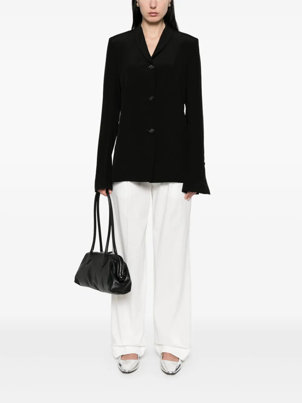 Toteme Wide leg - Bianco | 76966760a679540dd7dee261a7d686e147711245