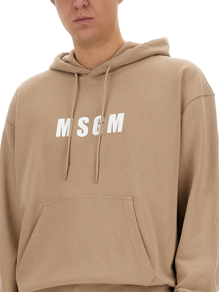 MSGM Felpe - Beige | Wanan Luxury