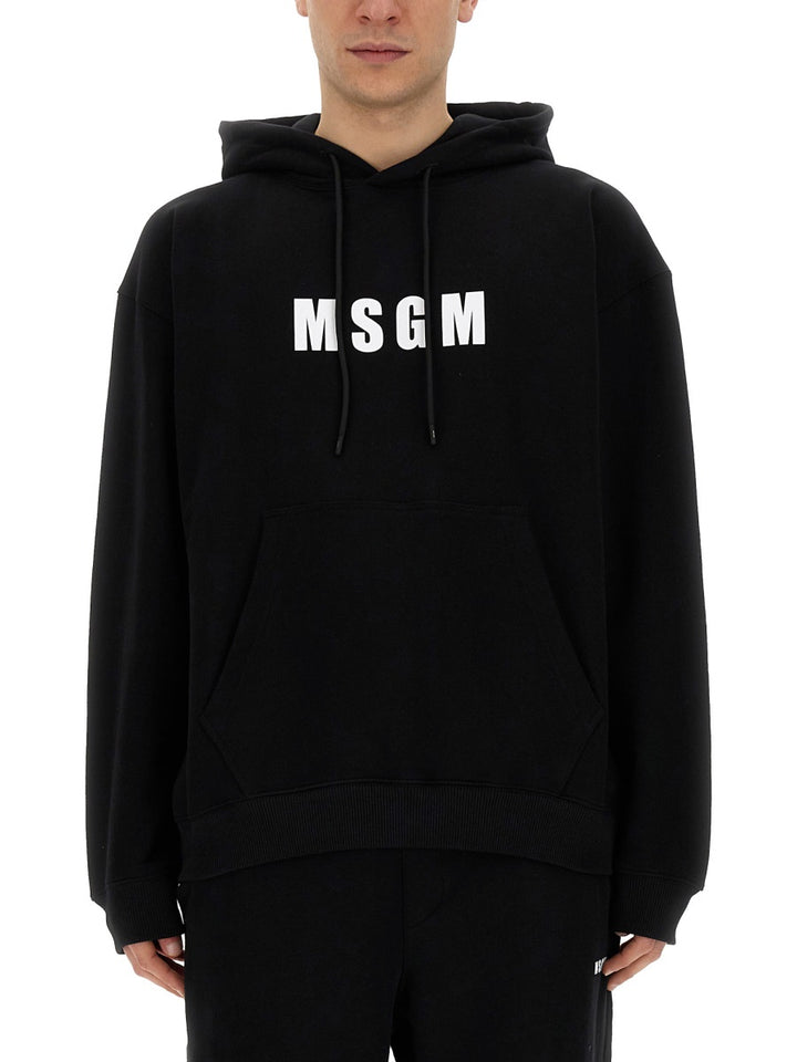 MSGM Felpe - Nero | Wanan Luxury