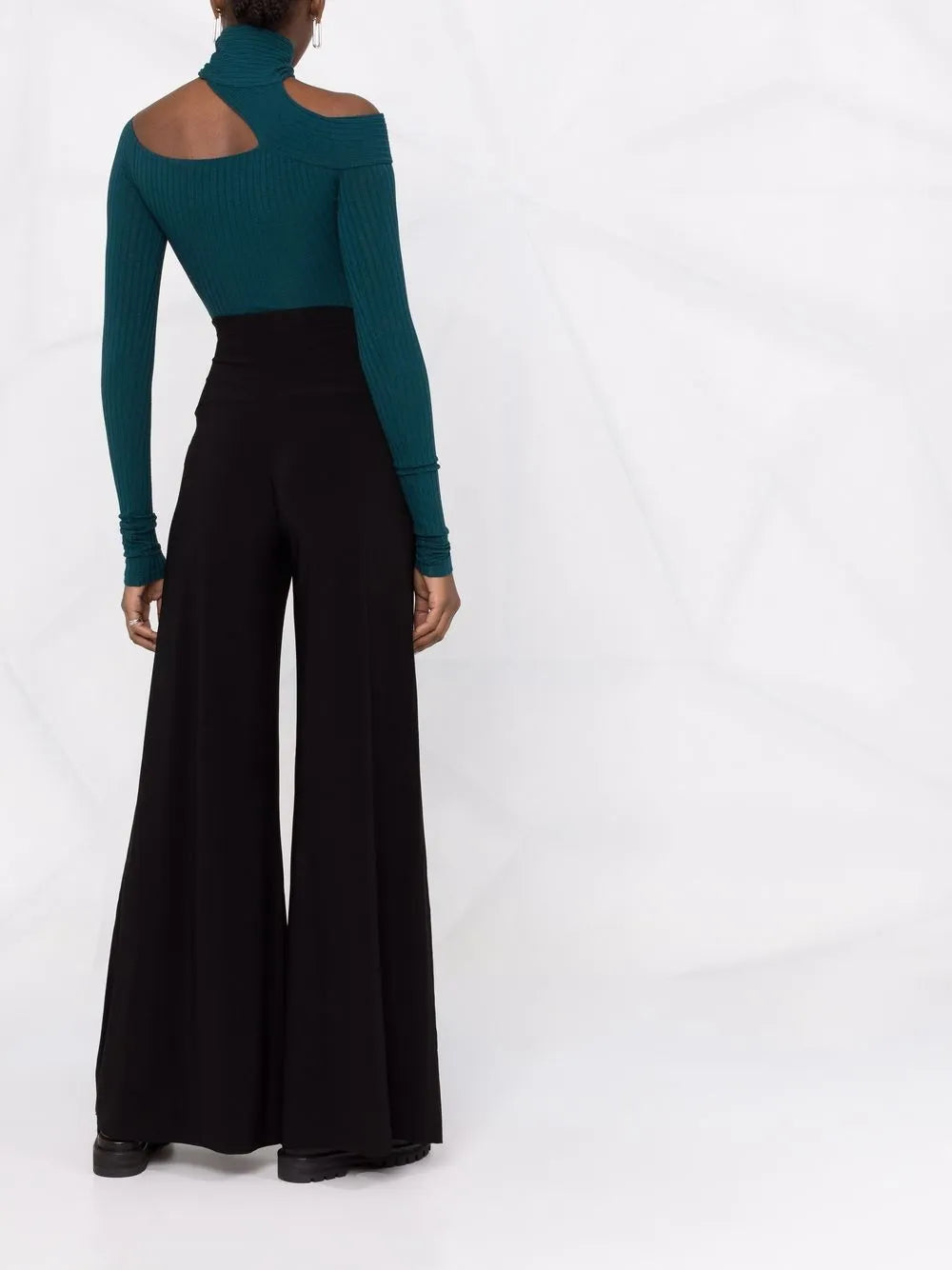 Norma Kamali Wide leg - Nero | 5a5c2832a719b4eee8cc55514fa113a8af697788