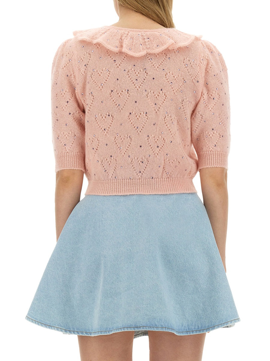 Alessandra Rich Maglioni - Rosa | Wanan Luxury