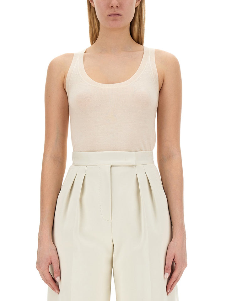 Max Mara Top - White | e7f8b99faf8a66987ceda88e8d7f6de0d3e9e3dd
