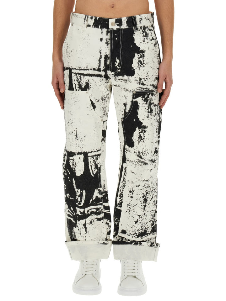 Alexander McQueen Jeans - Bianco | Wanan Luxury