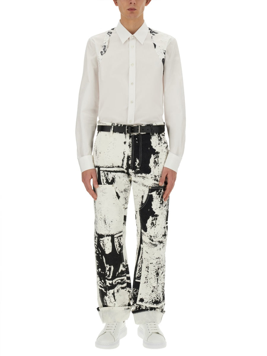Alexander McQueen Jeans - Bianco | Wanan Luxury