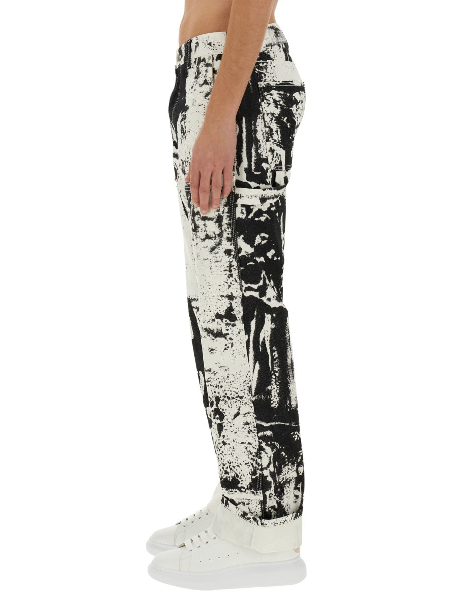 Alexander McQueen Jeans - Bianco | Wanan Luxury