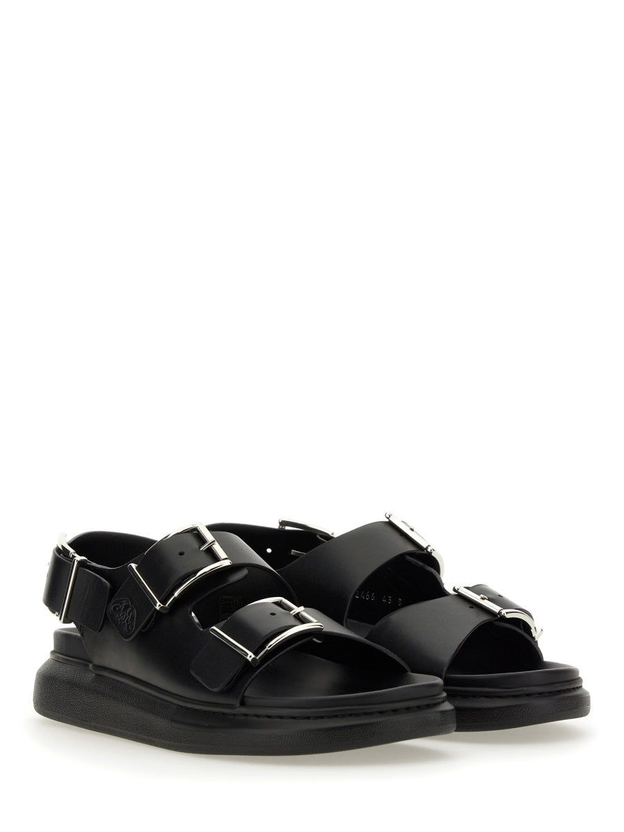 Alexander McQueen Sandali - Nero | Wanan Luxury