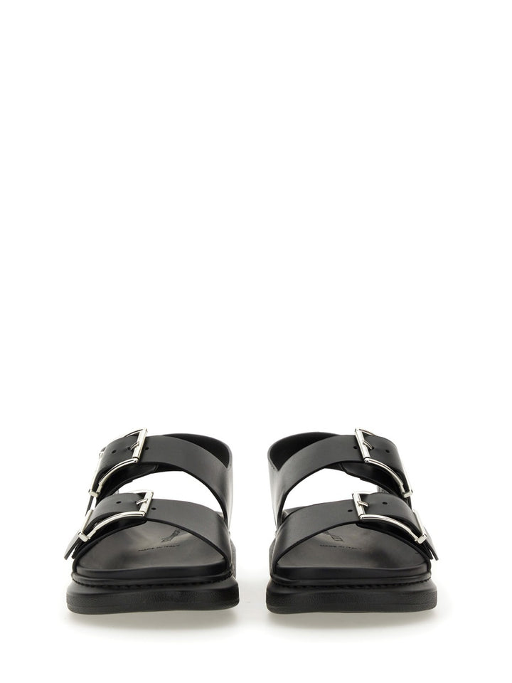 Alexander McQueen Sandali - Nero | Wanan Luxury