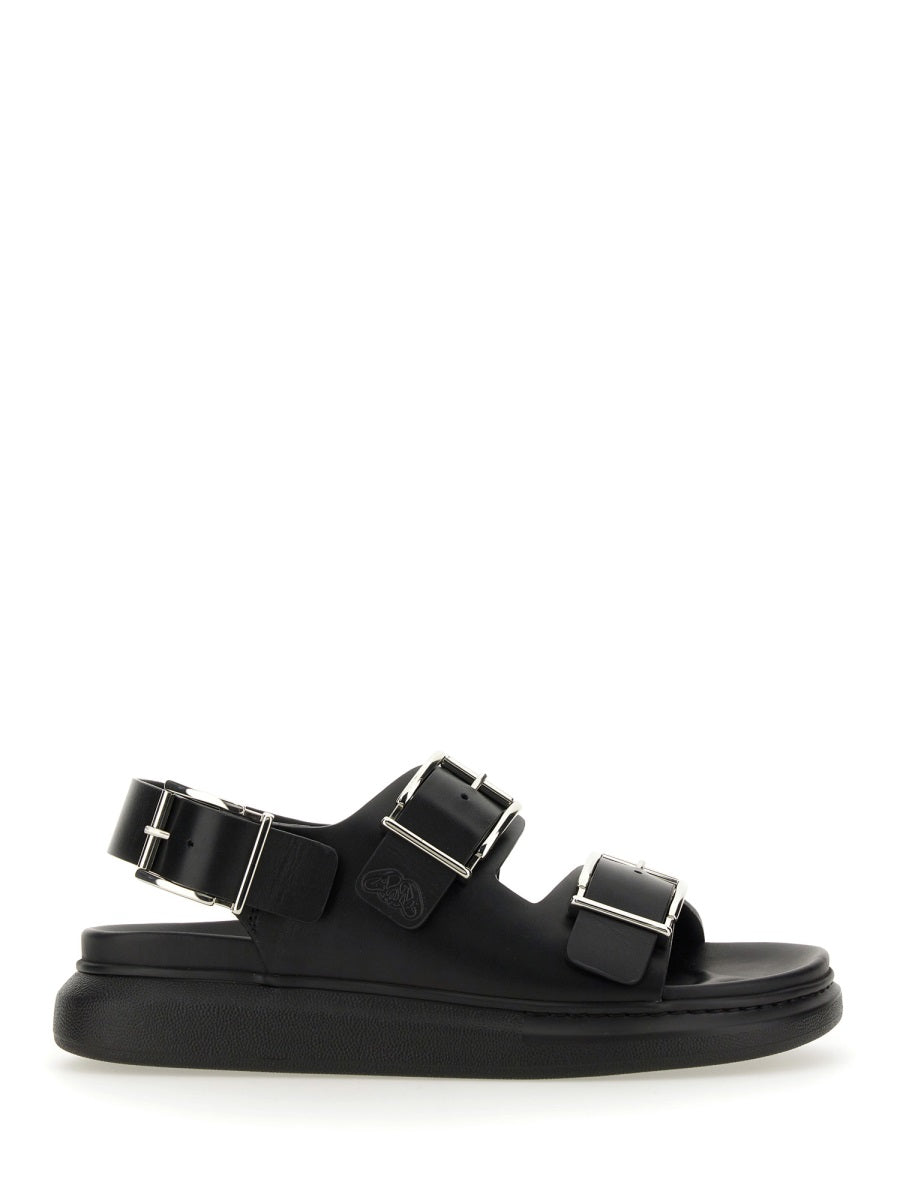 Alexander McQueen Sandali - Nero | Wanan Luxury