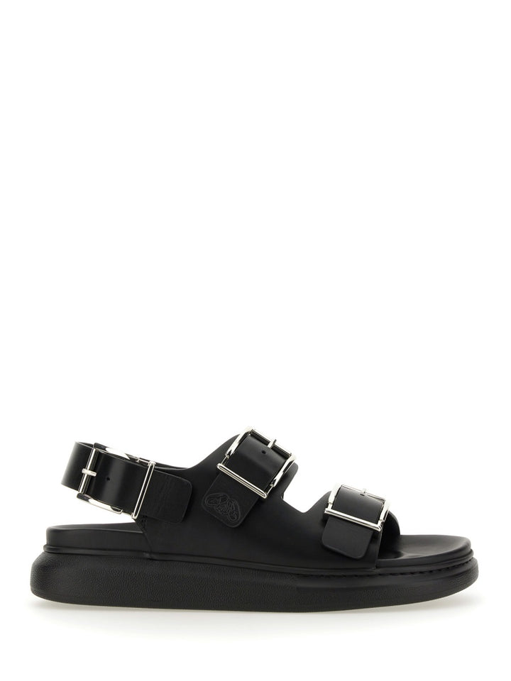 Alexander McQueen Sandali - Nero | Wanan Luxury