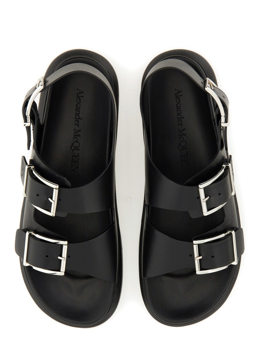 Alexander McQueen Sandali - Nero | Wanan Luxury