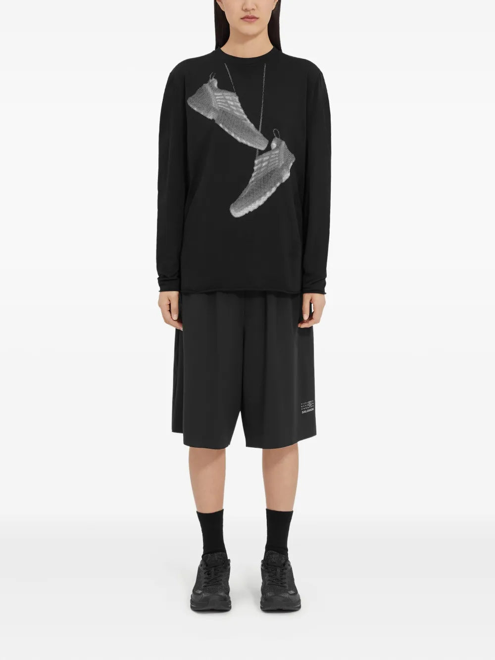 Mm6 X Salomon TSHIRT - Nero | d1b5267310b8bfba6eb23aa7f25bdf8f49e35aad