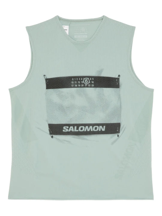Mm6 Maison Margiela X Salomon X Salomon Canotta Con Logo