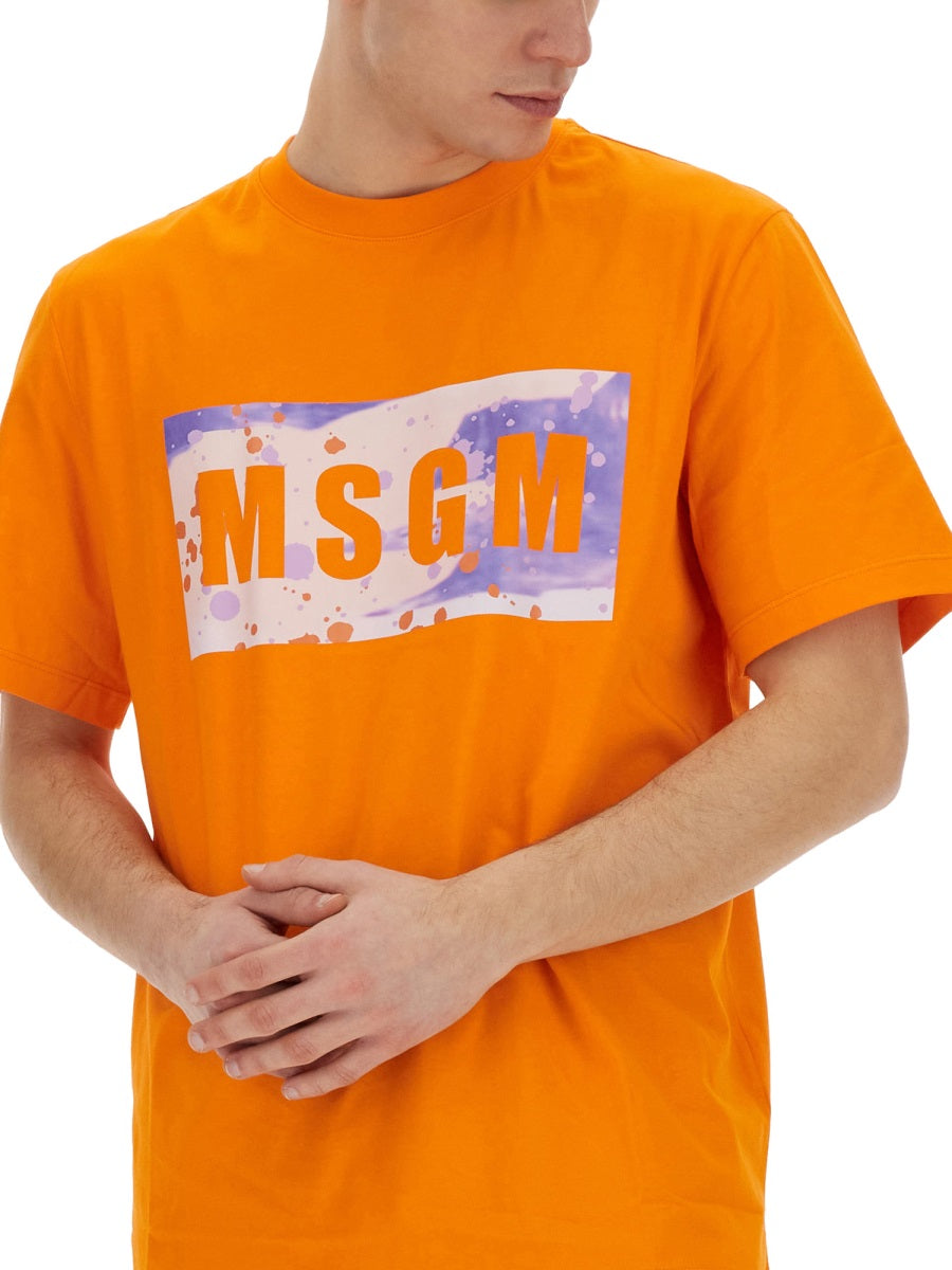 MSGM T shirt - Arancione | Wanan Luxury