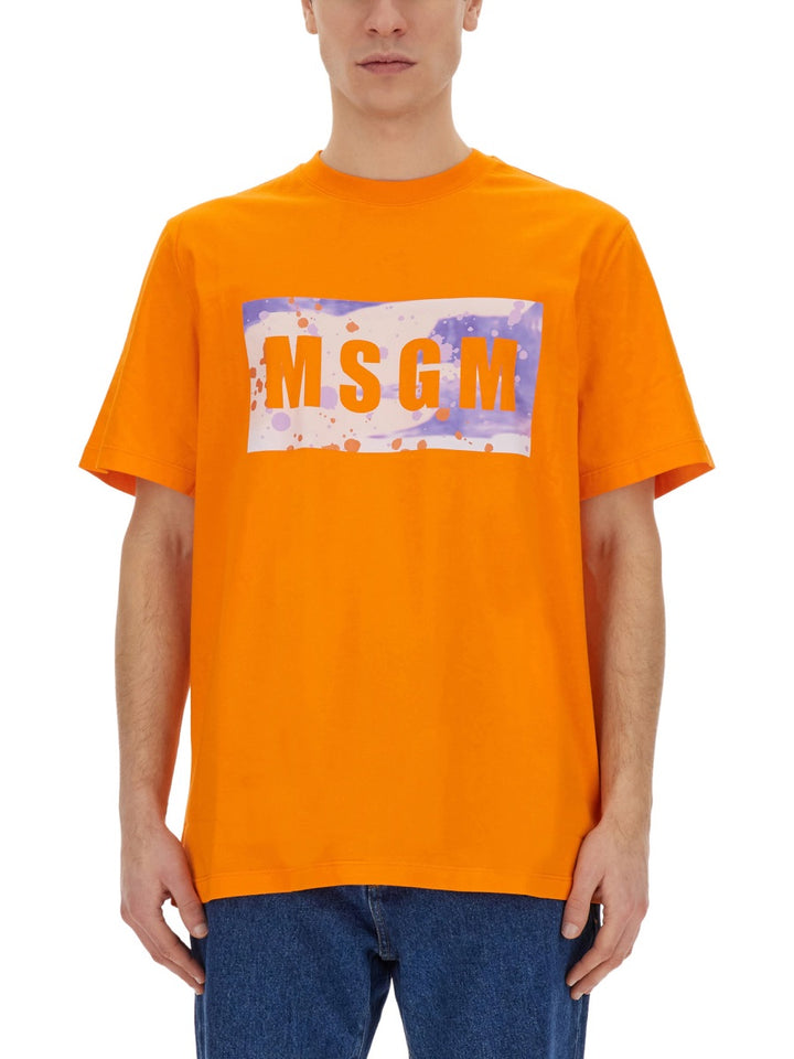 MSGM T shirt - Arancione | Wanan Luxury