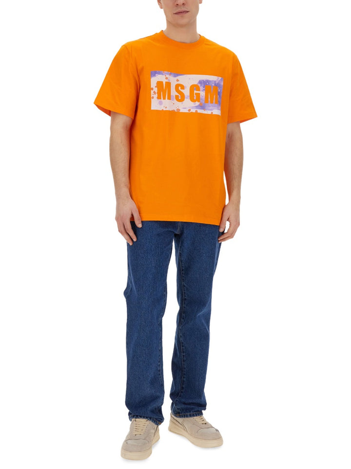 MSGM T shirt - Arancione | Wanan Luxury
