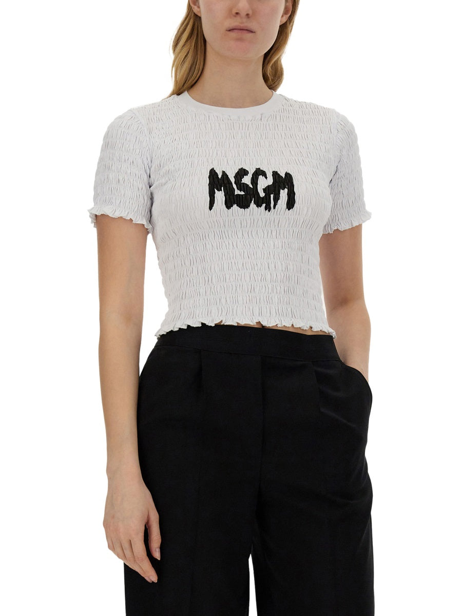 MSGM T shirt - Bianco | Wanan Luxury