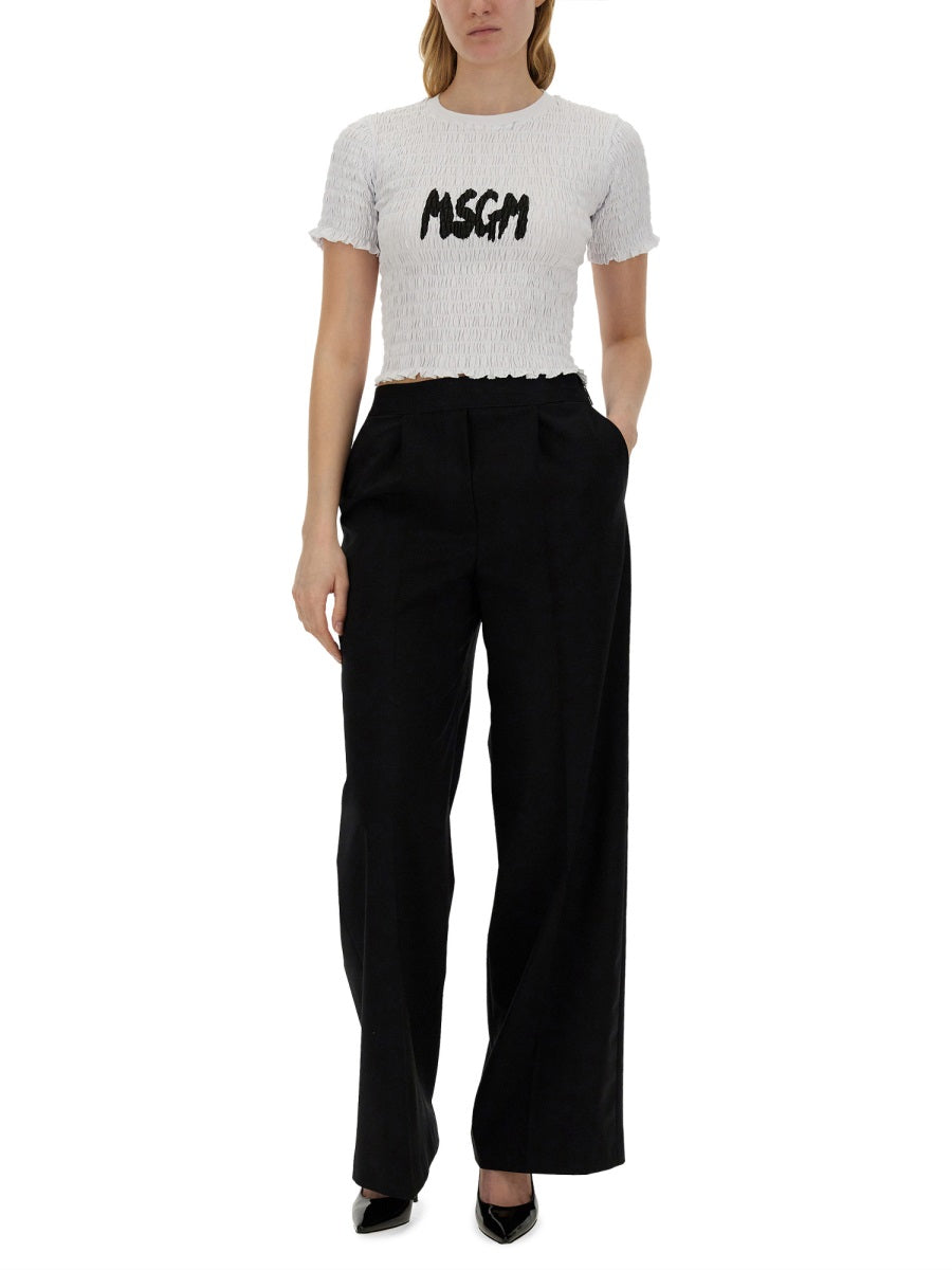 MSGM T shirt - Bianco | Wanan Luxury