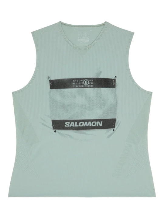 Mm6 Maison Margiela X Salomon X Salomon Canotta Con Logo