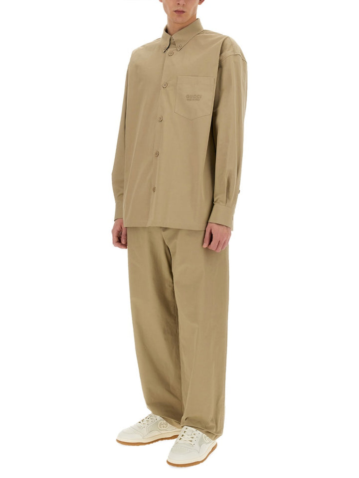 Gucci Pantaloni - Brown | f34ced2e9759a5279e2362e738992db92142da94