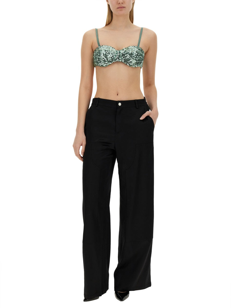 Moschino Jeans Top - Bianco, Azzurro | Wanan Luxury