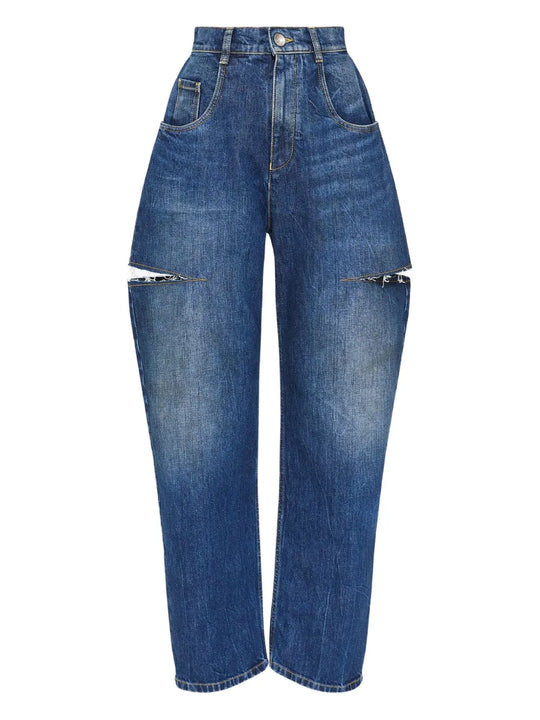 Jeans Con Dettaglio Cut-Out
