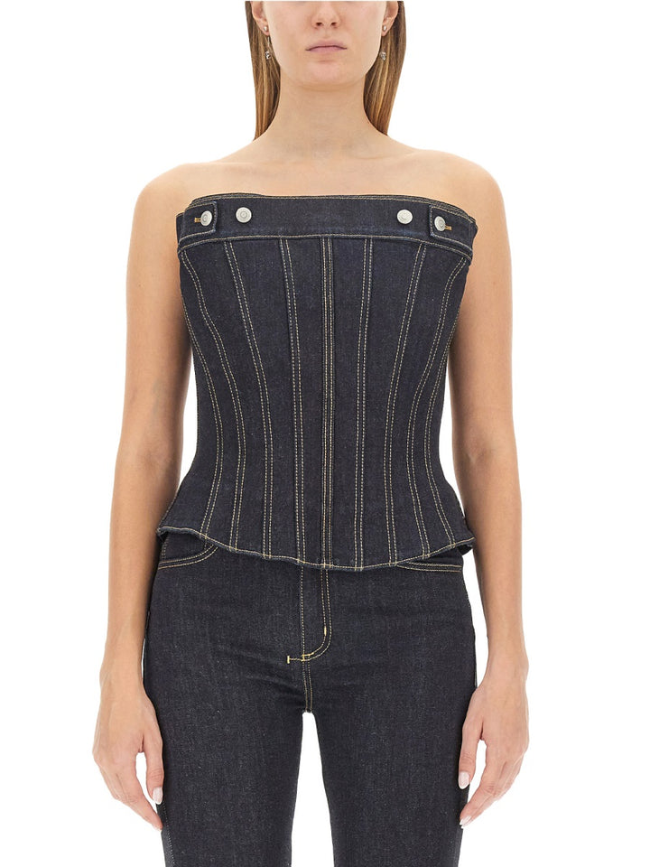 Alexander McQueen Top - Blu | Wanan Luxury