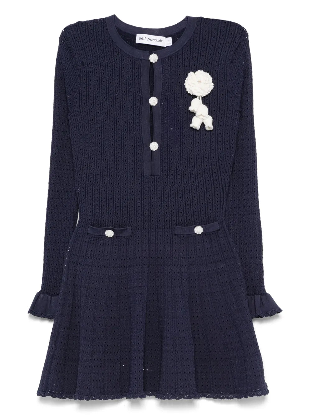 Self-Portrait DRESS - Blu | 47c08f895ab6dc6a53d31c733f8949ae0ae28574